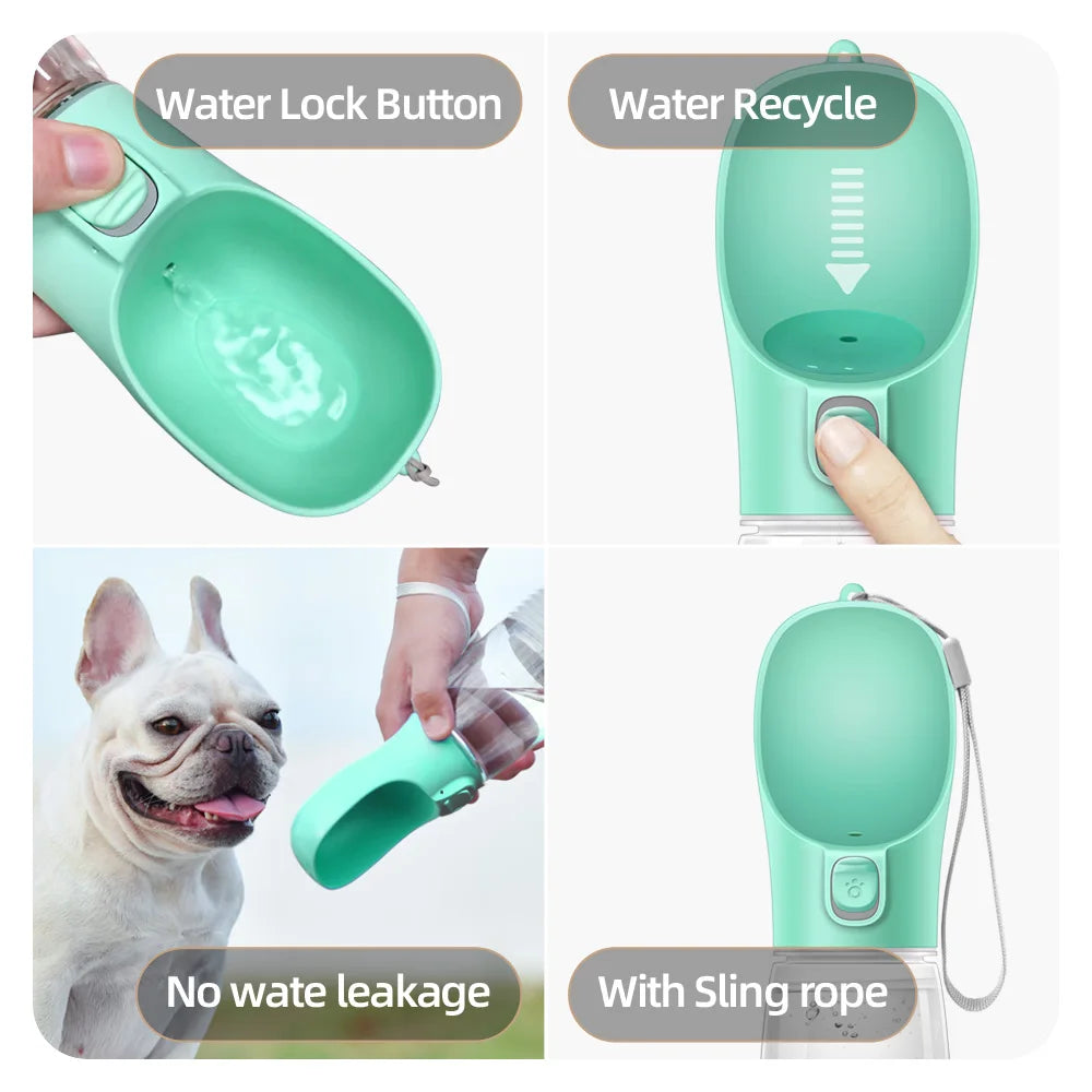 EazyPets Portable Dog Water Bottle – Leakproof & On-the-Go
